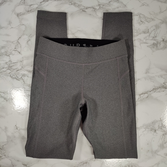 Under Armour Gray Compression Leggings Size Small - Picture 4 of 7